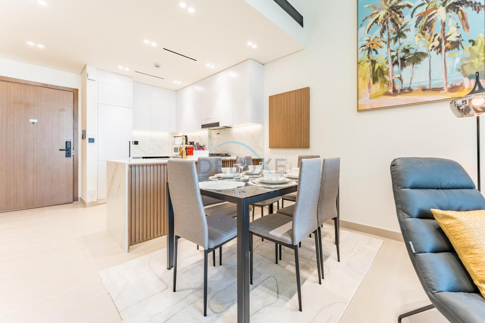 Skyline And Community Views 1br With Private Balcony Near Community Park, Binghatti Amber, Jumeirah Village Circle By Deluxe Homes Appartement *