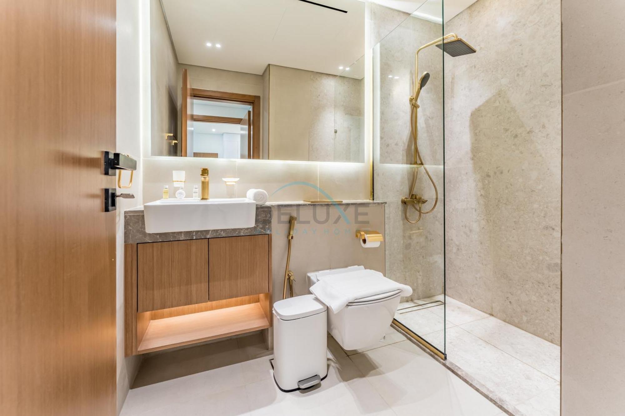 Appartement Skyline And Community Views 1br With Private Balcony Near Community Park, Binghatti Amber, Jumeirah Village Circle By Deluxe Homes