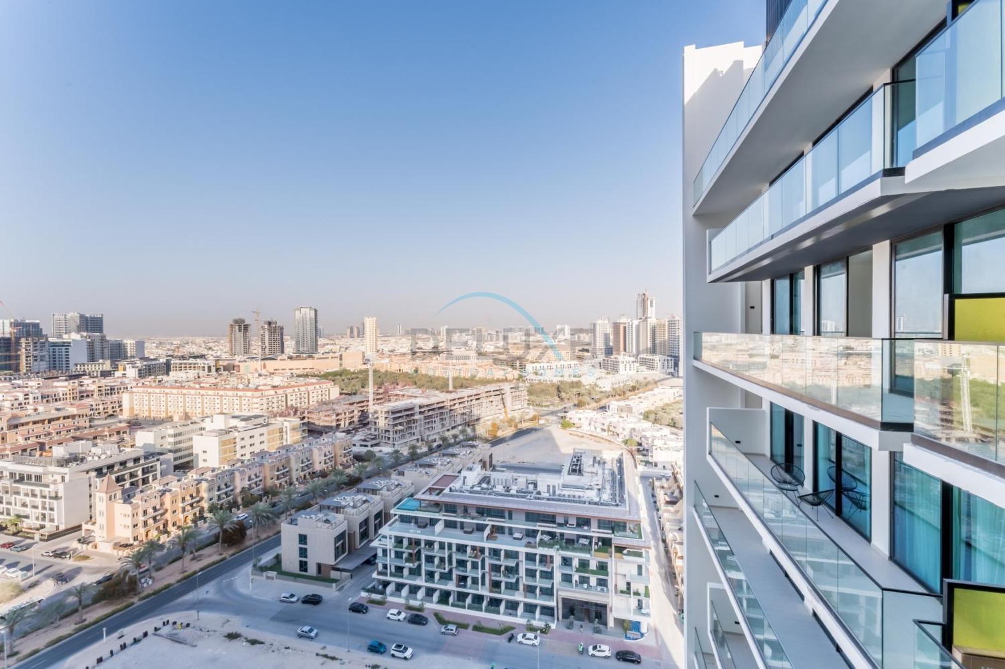 Appartement Skyline And Community Views 1br With Private Balcony Near Community Park, Binghatti Amber, Jumeirah Village Circle By Deluxe Homes Dubai